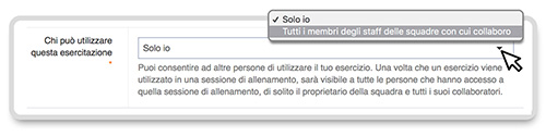 Condividere esercizi con YouCoachApp Condividere esercizi con YouCoachApp