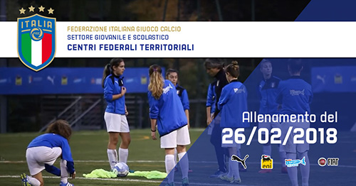 Allenamento del 26 Febbraio Centri Federali Territoriali