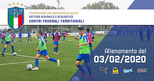 Allenamento del 3 Febbraio Centri Federali Territoriali