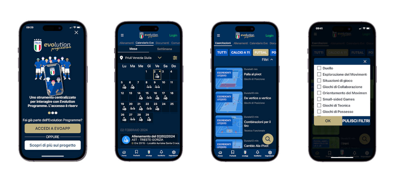 Evoapp - L'applicazione dell'Evolution Programme è disponibile anche nella versione mobile Evoapp - L'applicazione dell'Evolution Programme è disponibile anche nella versione mobile
