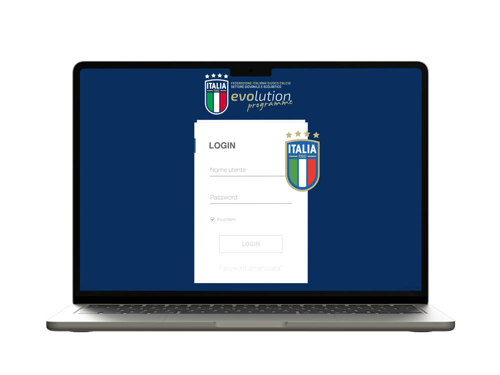 Evoapp - Pagina di accesso riservata dell'applicazione dell'Evolution Programme Evoapp - Pagina di accesso riservata dell'applicazione dell'Evolution Programme