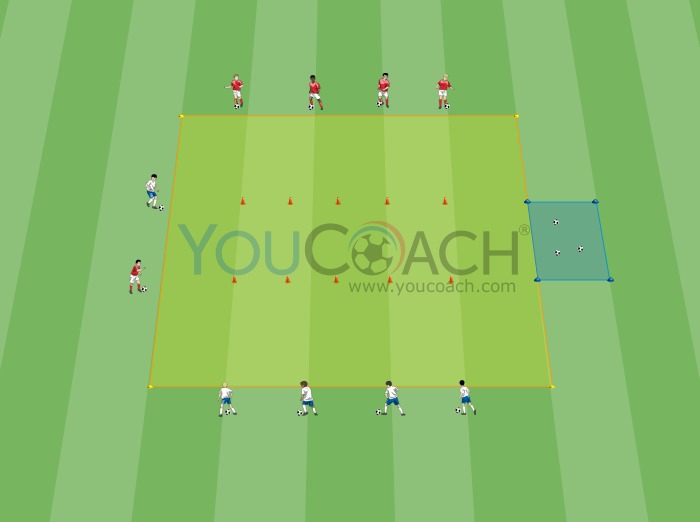 Paint Ball - Exercício de Drible