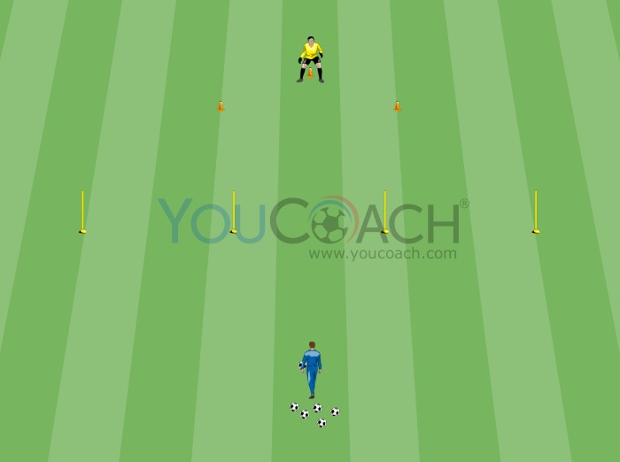 RSA com o guarda-redes que mergulha para defender a bola